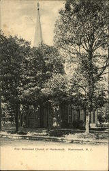 First Reformed Church of Hackensack New Jersey Postcard Postcard Postcard