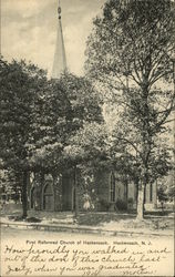 First Reformed Church of Hackensack New Jersey Postcard Postcard Postcard