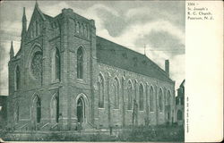 St. Joseph's R. C. Church Paterson, NJ Postcard Postcard Postcard