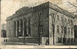 Free Public Library Paterson, NJ Postcard Postcard Postcard