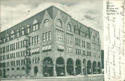 Babcock Building and Post Office Postcard