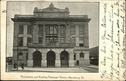 Philadelphia and Reading Passenger Station Postcard