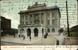 Reading R.R. Depot Postcard