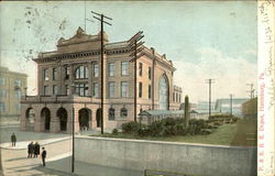 P. & R. R. R. Depot Postcard