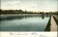 City Reservoir, Reservoir Park Postcard