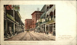 St. Charles Street and St. Charles Hotel New Orleans, LA Postcard Postcard Postcard