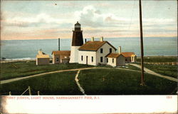 Point Judith, Light House Postcard