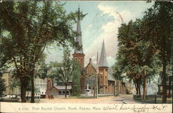 First Baptist Church Postcard