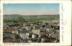 Bird's Eye View of Town Postcard