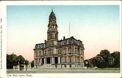 City Hall Lynn, MA Postcard Postcard Postcard
