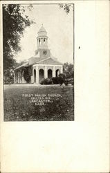 First Parish Church, Erected 1816 Lancaster, MA Postcard Postcard Postcard