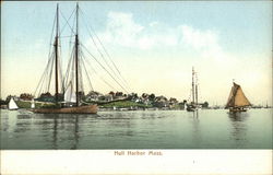 Hull Harbor Massachusetts Postcard Postcard Postcard