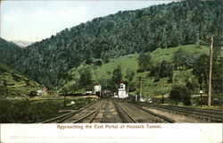 Approaching the East Portal of Hoosack Tunnel North Adams, MA Postcard Postcard Postcard