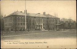 A 7040 Manual Training High School Postcard