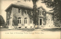 A 21550 Dept. of Archaeology, Phillips Academy Postcard