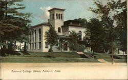 Amherst College Library Postcard