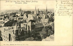 Bird's Eye View from State Mutual Building Postcard