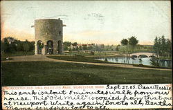 Worcester Old Mill Institute Park Postcard
