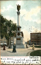 Soldiers Monument Postcard