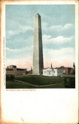Bunker Hill Monument Charlestown, MA Postcard Postcard Postcard