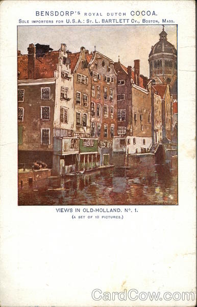 Bensdorp's Royal Dutch Cocoa  - Views in Old Holland