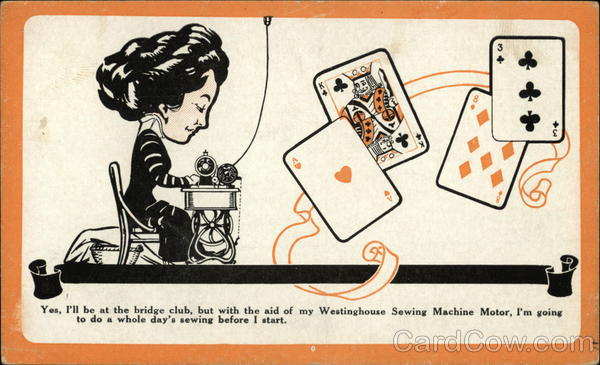 Westinghouse Electric Sewing Machine Fred G. Cooper