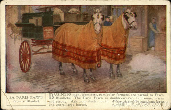 5a Horse Blankets Advertising