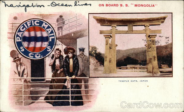 On Board S.S. Mongolia Boats, Ships