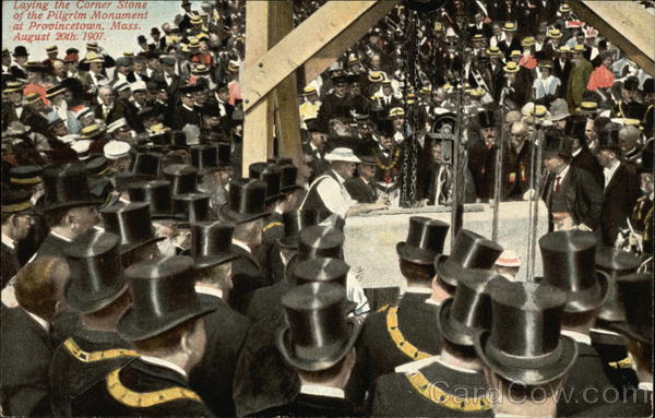 Laying The Corner Stone Of The Pilgrim Monument Theodore Roosevelt