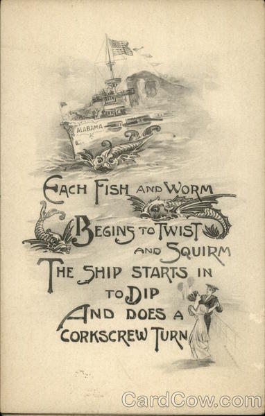 Each Fish and Worm Begins to Twist and Squirm ... Boats, Ships