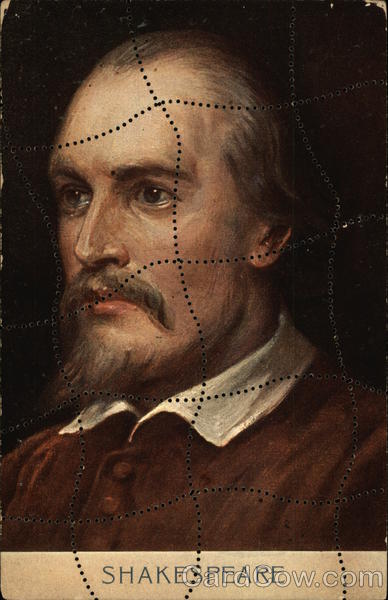 Puzzle - Shakespeare Portrait with Pinholes