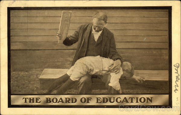 Boy Being Spanked with Paddle Spanking