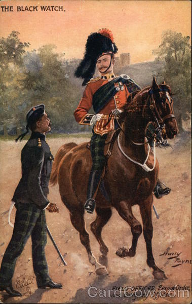 The Black Watch Tuck's Oilette Series