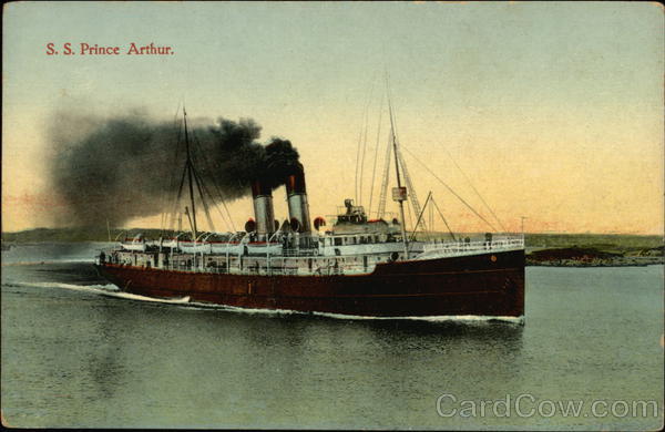 S. S. Prince Arthur Steamers