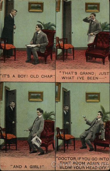 Mini-Story - Father Being Told By Doctor He Just Had Twins