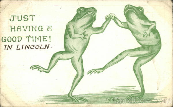 Just Having a Good Time! (In Lincoln.) Nebraska Frogs