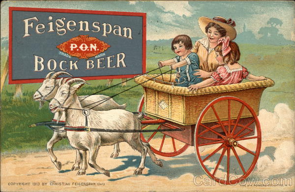 Feigenspan Bock Beer Advertising