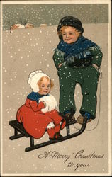 A Merry Christmas to You Children Postcard Postcard Postcard