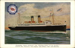 Steamship Great Northern Postcard