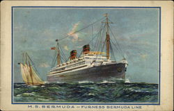 M.S. Bermuda Postcard
