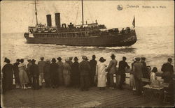 Steamer - Ostende Postcard