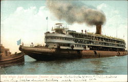 The Whale Back Excursion Steamer Postcard