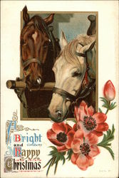 A Bright and Happy Christmas Postcard Postcard Postcard