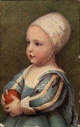 Figlio di Carlo I. d'Inghilterra Painting by Anthony Van Dyck Postcard