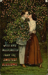 You are Much Sweeter Than the Sweetest Blossoms Postcard