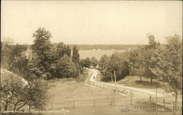 Looking Down the Road to Lake White Lake Michigan Michilllinda Photo Shops