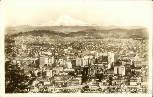 Mt. Hood and City View Portland Oregon
