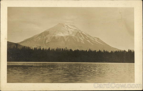 Mountain Behind a Lake Mt. St Helens? Landscapes