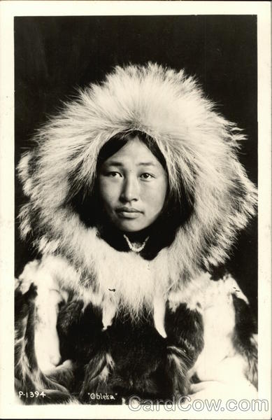 Obleka, an Eskimo Girl Native Americana