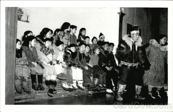 Inuit People Wearing Furs Fairbanks Alaska Kowalak